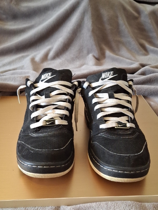Nike Other - Nike Air Men’s Black Sneakers with White Laces